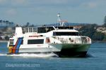 ID 6512 STARFLYTE (1999) operated by Fuller Ferries of Auckland, inbound to the CBD ferry terminal.